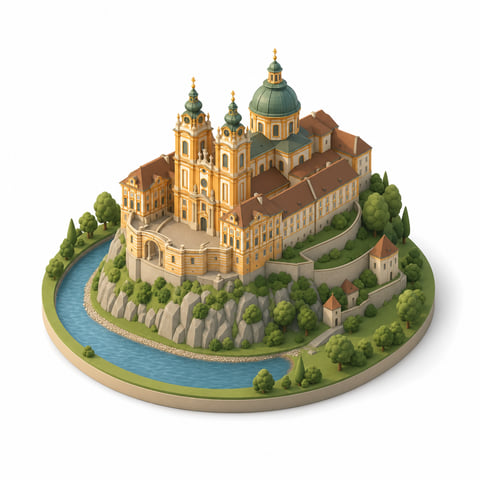 Illustration: Wahrzeichen in Niederösterreich