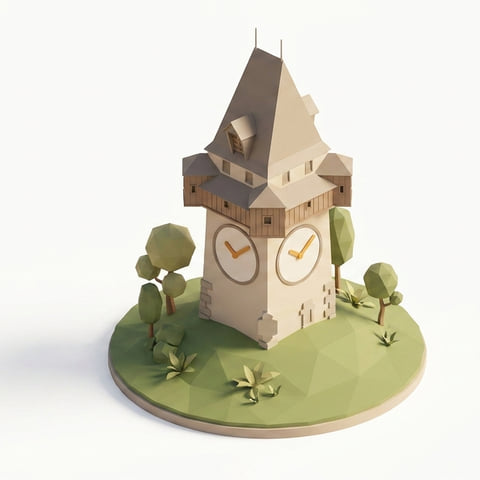 Illustration: Wahrzeichen in Steiermark