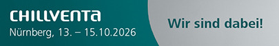 Chillventa 2026, Nürnberg, 13.–15.10.2026 — Wir sind dabei