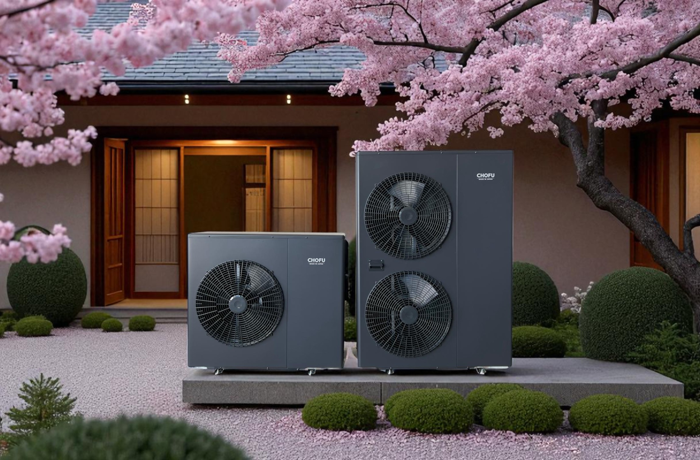 Chofu R290 Wärmepumpen – 4kW und 10kW Modell